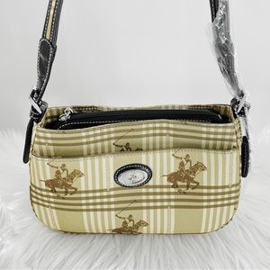 Beverly Hills Polo Club Plaid Mini Purse